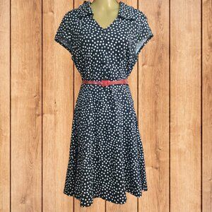 Polka Dot Pull-On Dress, Size 12